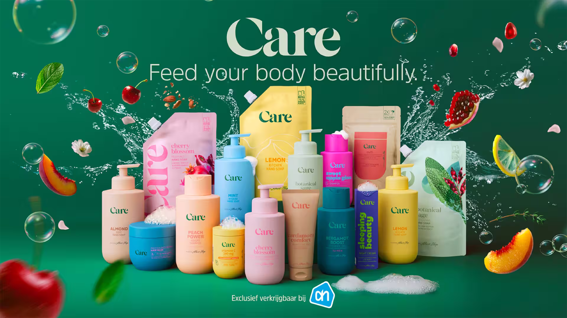 a selection of care products