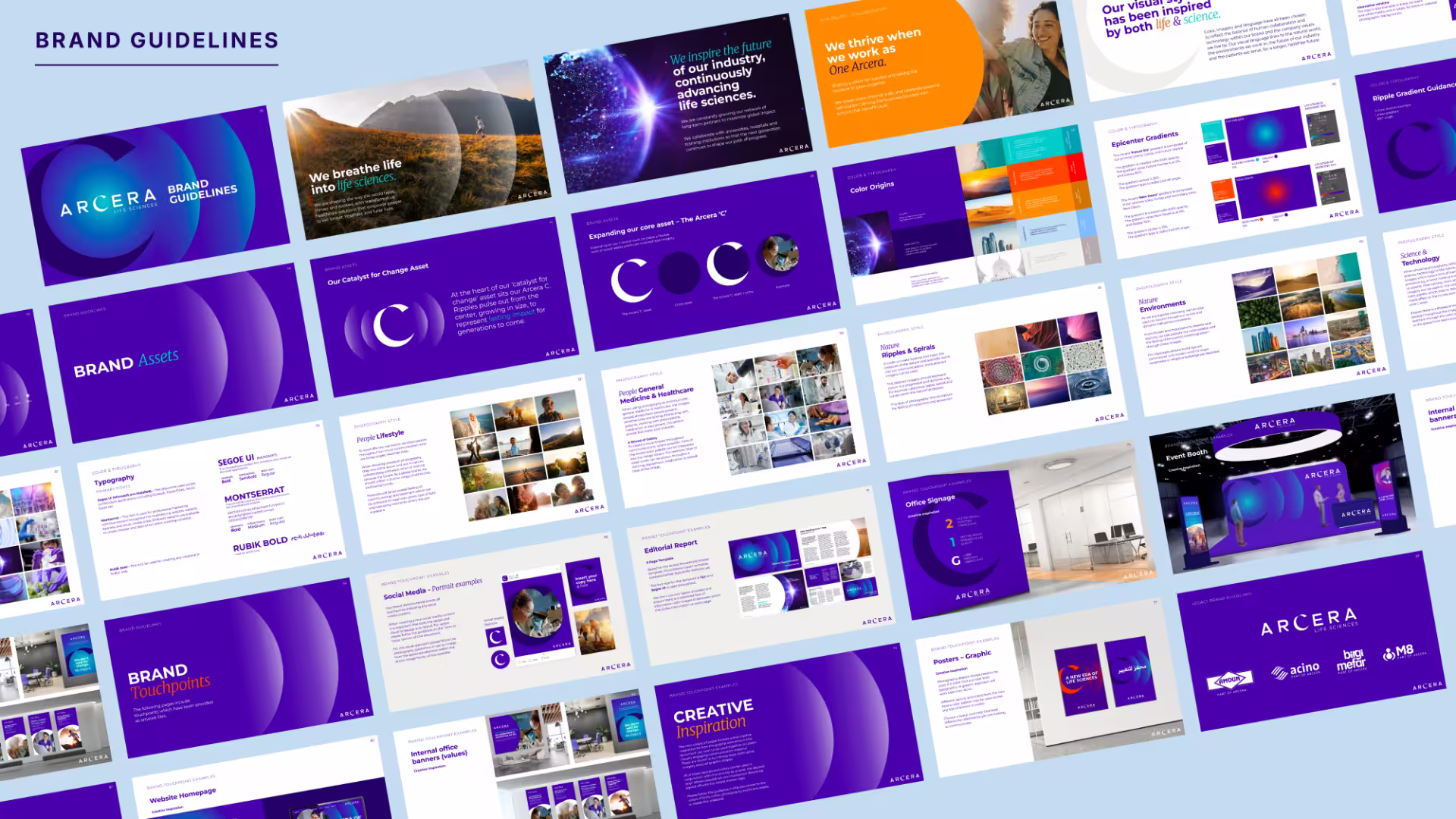 A variety of presentation types are showcased, highlighting diverse formats and styles in a visually engaging layout.