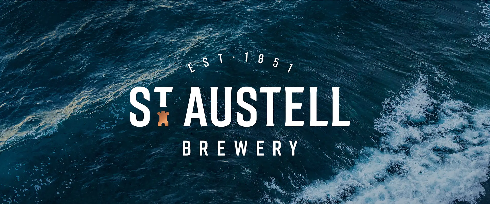 St Austell Brewery logo featuring a stylized design with the brewery's name prominently displayed