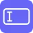 Icon of a white rectangle with rounded corners containing a stylized uppercase letter I inside.