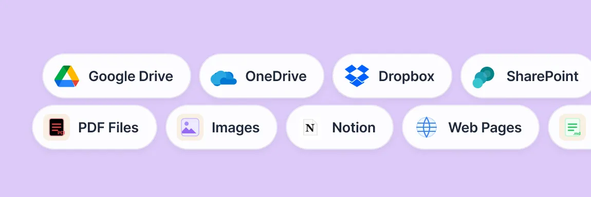 Vector illustration of UI elements featuring Data Sources.