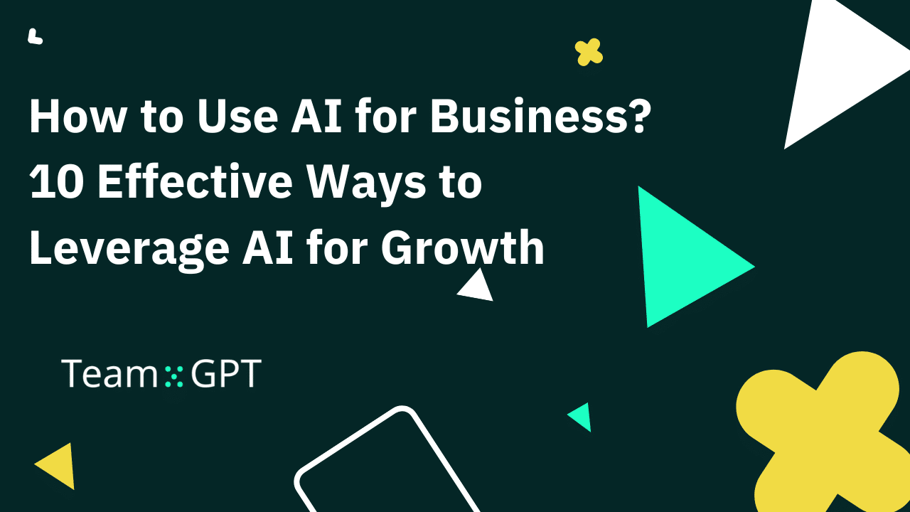inforgraphic how we can use AI for company growth