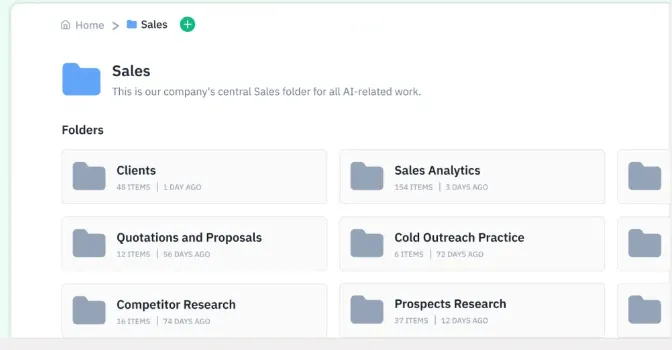 Folders and Subfolders
