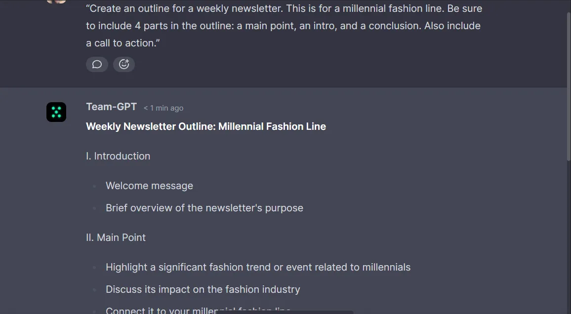 creating newsletter prompts in chatgpt