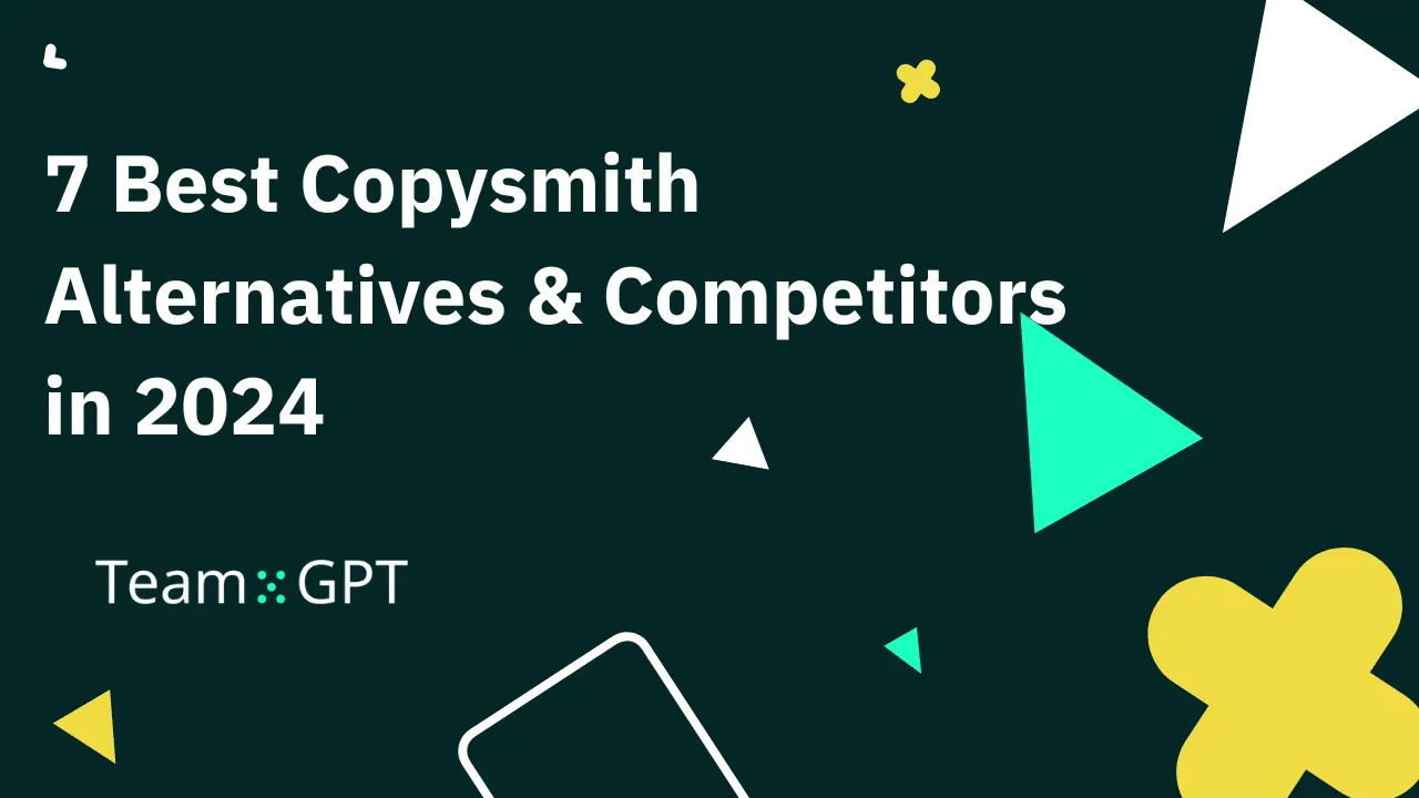 infographic about 7 best copysmith alternatives