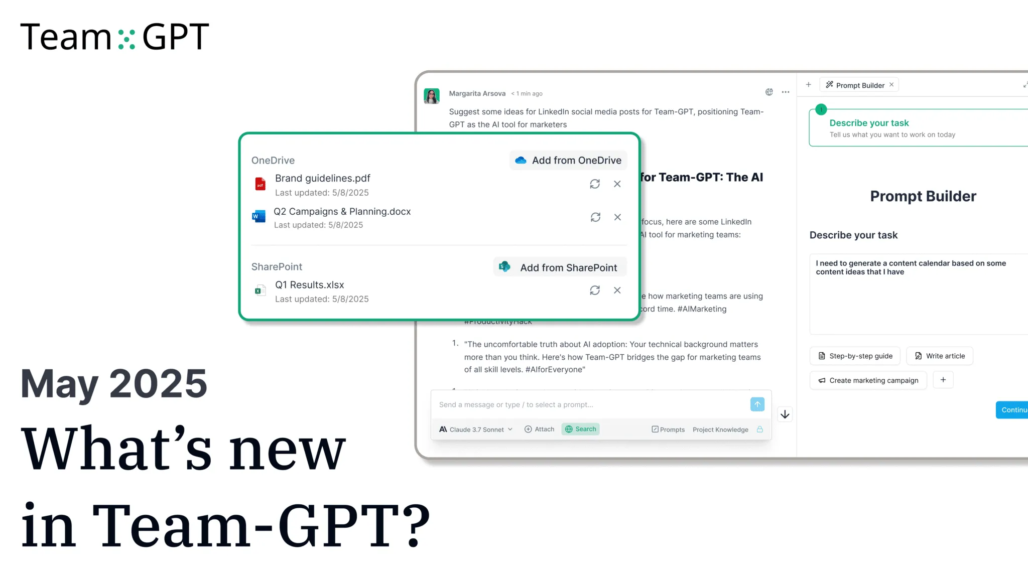 May 2025 Product update