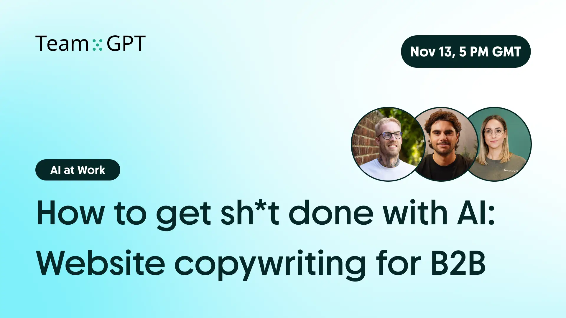 How to get sh*t done with AI: Website copywriting for B2B