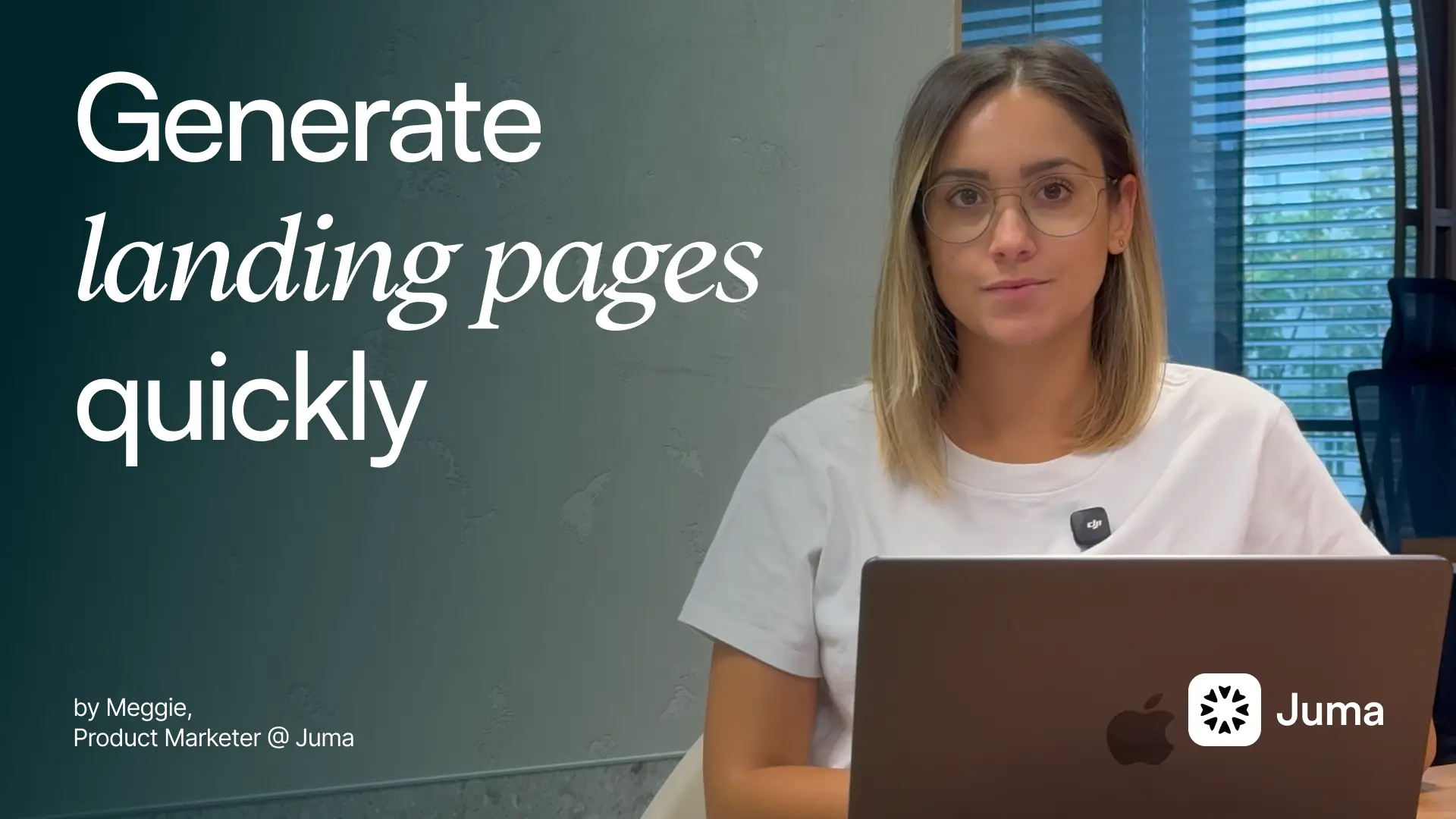 Landing page generation with AI 