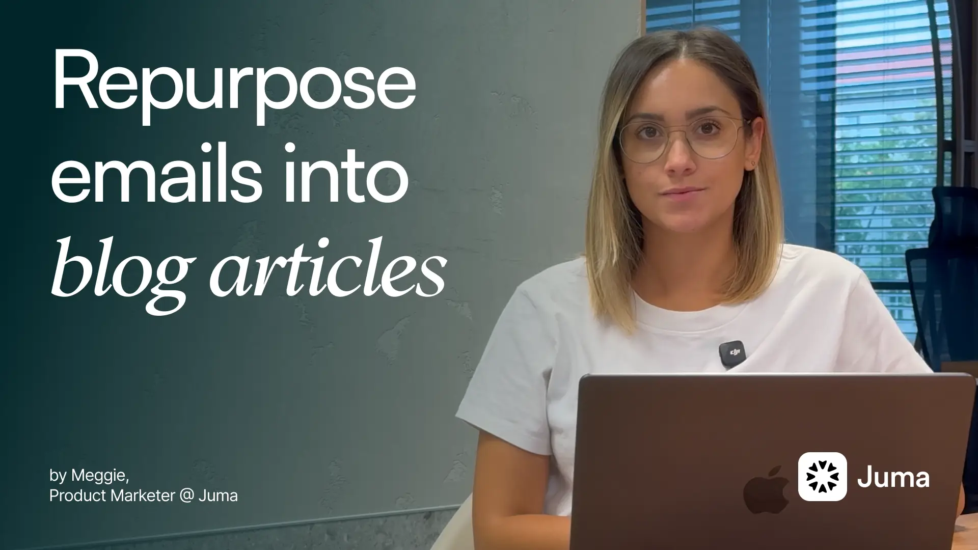 Emails to blog articles with AI 