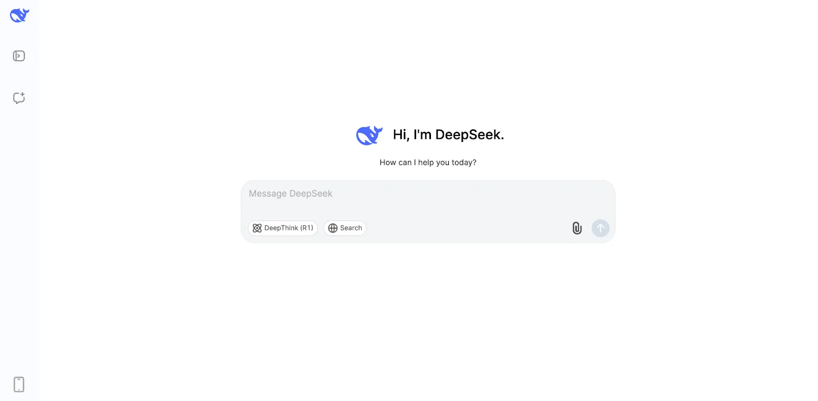 DeepSeek Chat Window