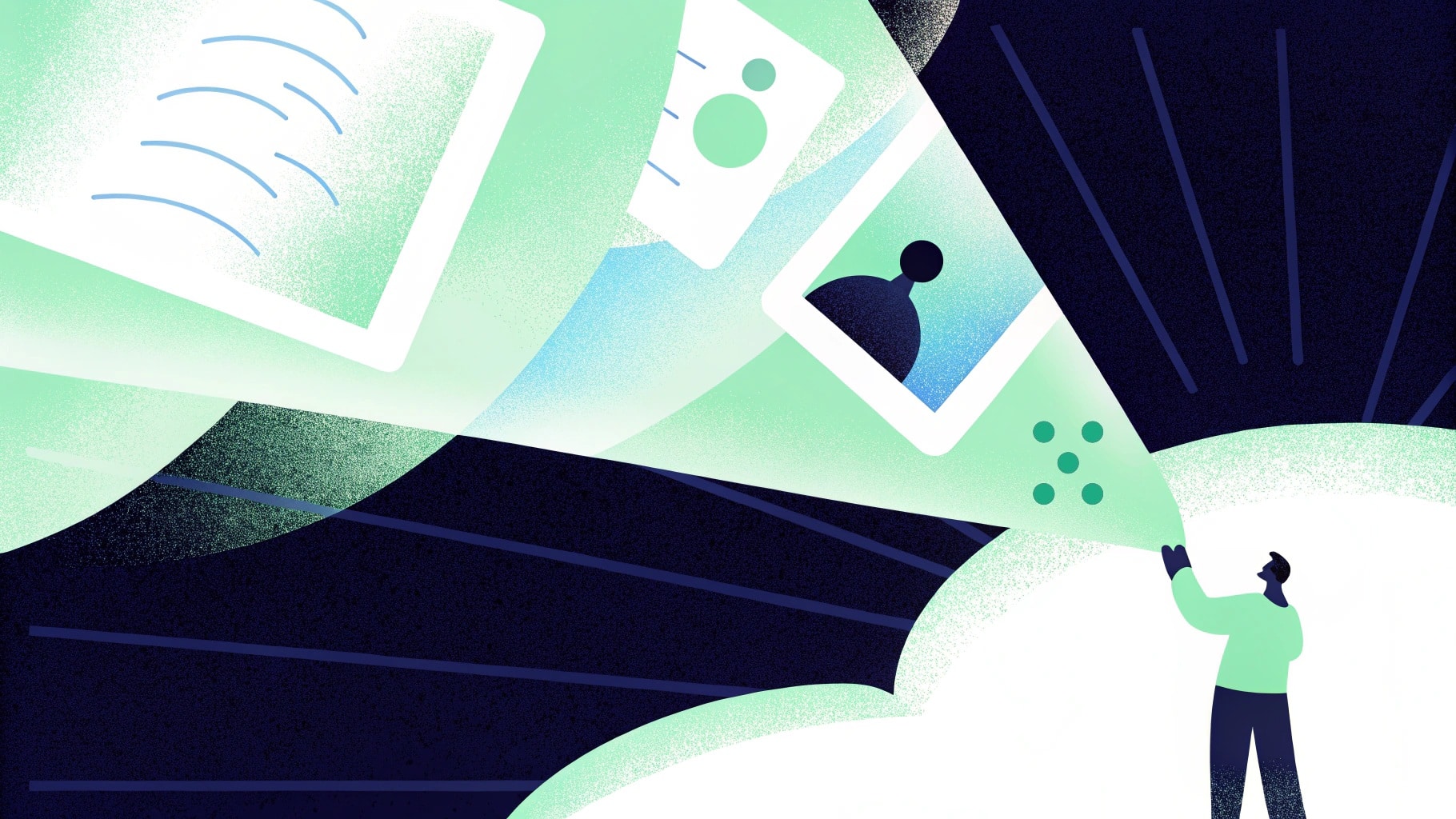 AI Youtube Thumbnail Generation Illustration