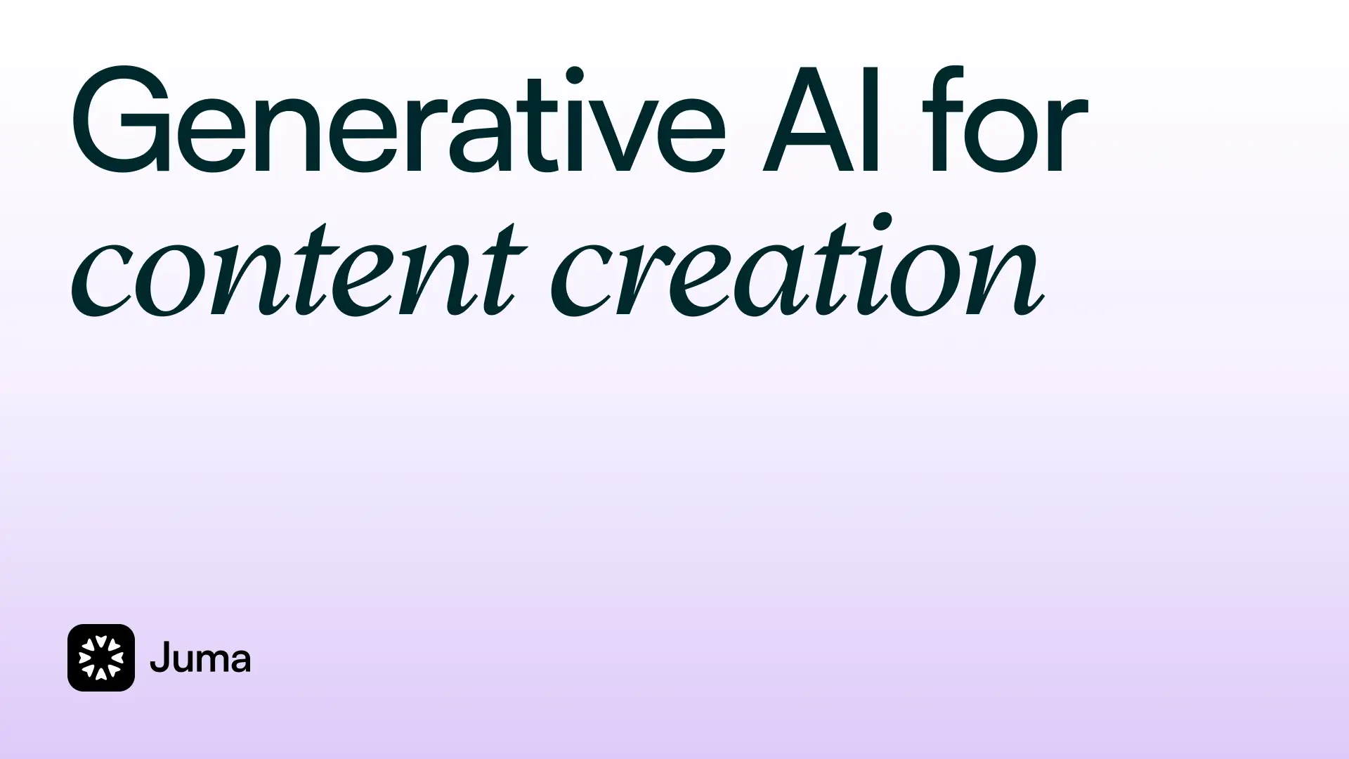 generative ai for content creation