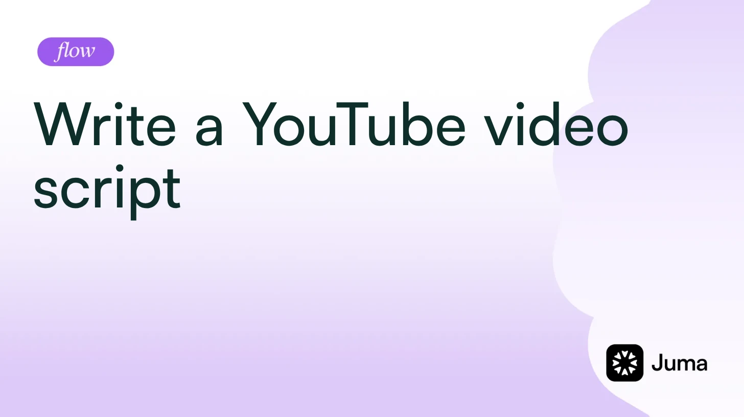 Write a YouTube video script
