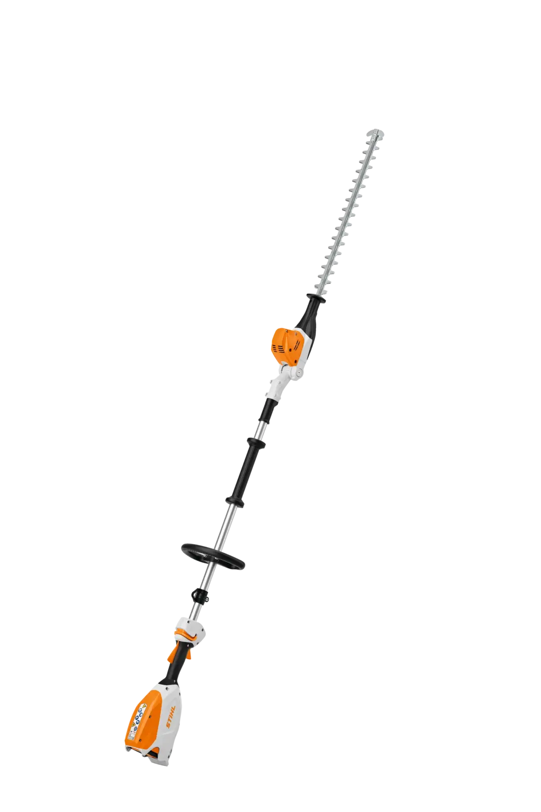STIHL HLA 66 Akku-Teleskop-Heckenschneider, eine lange Heckenschere mit Akkubetrieb für hohe Hecken und schwer erreichbare Stellen.