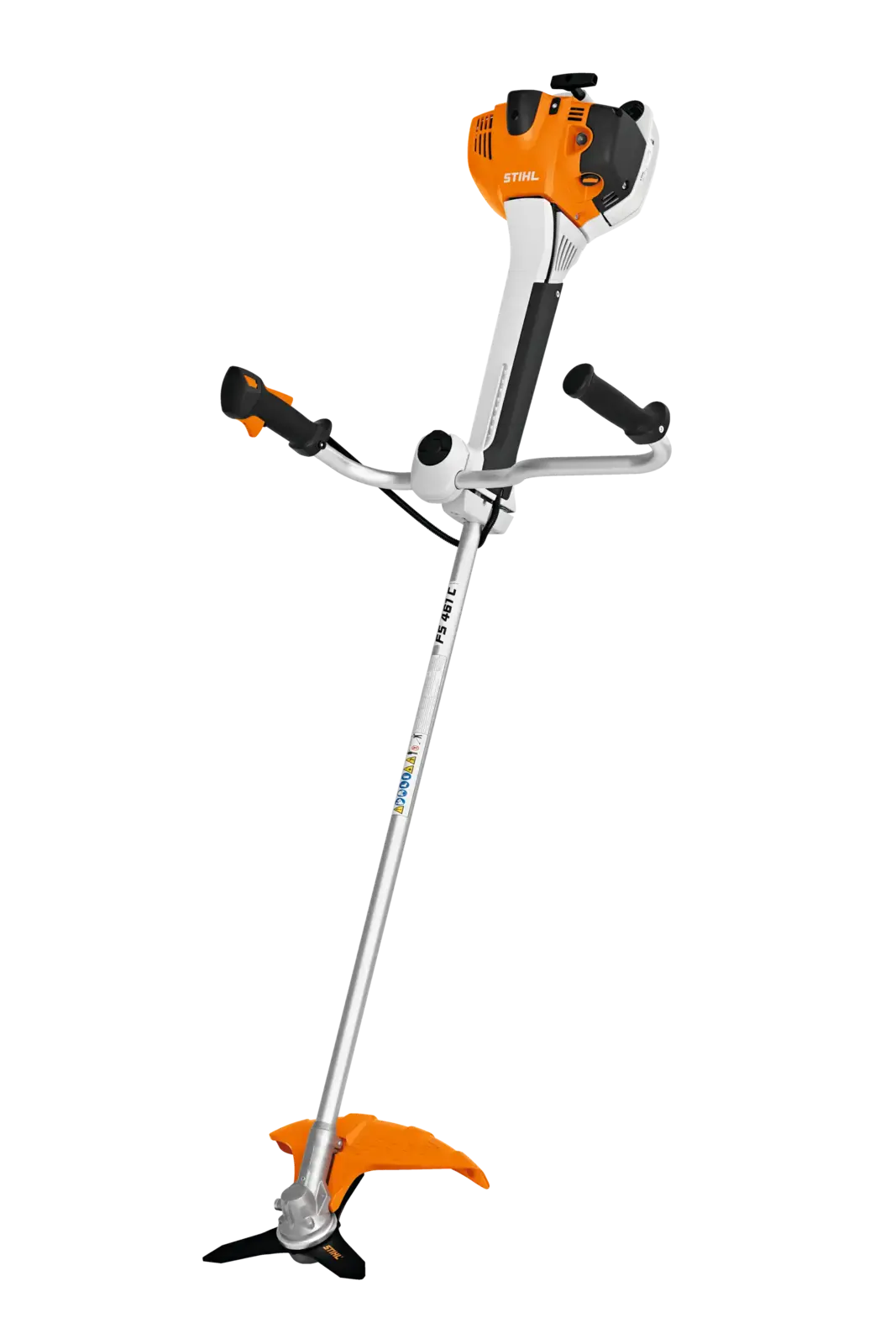 STIHL FS 461 C-EM Freischneider, orange-weiß, mit Doppelfadenspule, für professionelle Landschaftspflege und Gartenarbeit.