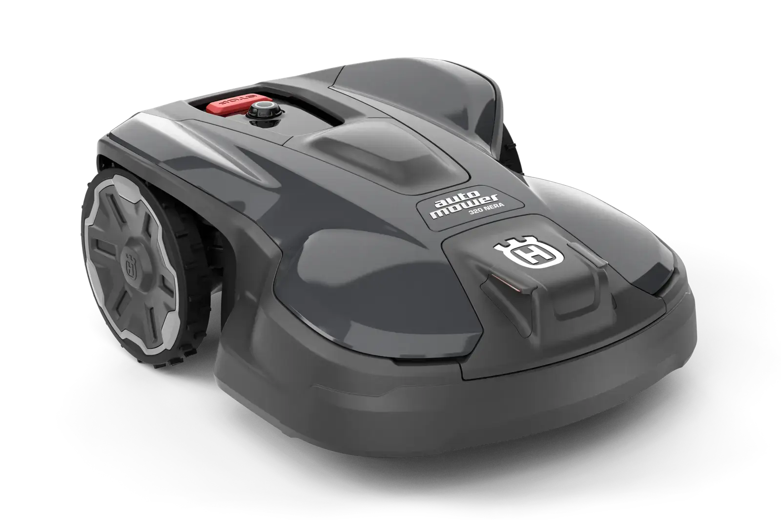 Husqvarna 320 NERA EPOS Akkugeräte: Intelligenter Rasenroboter für einen perfekt gepflegten Rasen, kabellos und effizient.