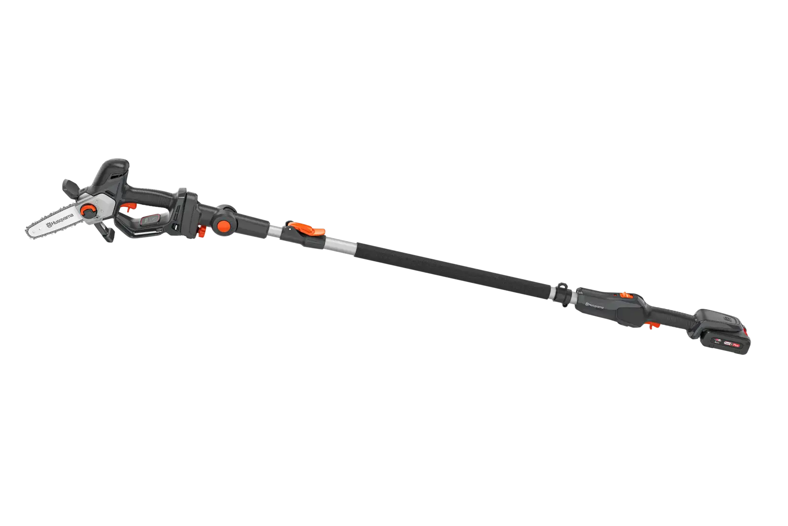 Husqvarna ASPIRE P8X TELE Astsäge Akkugeräte. Teleskopierbare Akku-Astsäge für komfortables und sicheres Arbeiten in der Höhe.