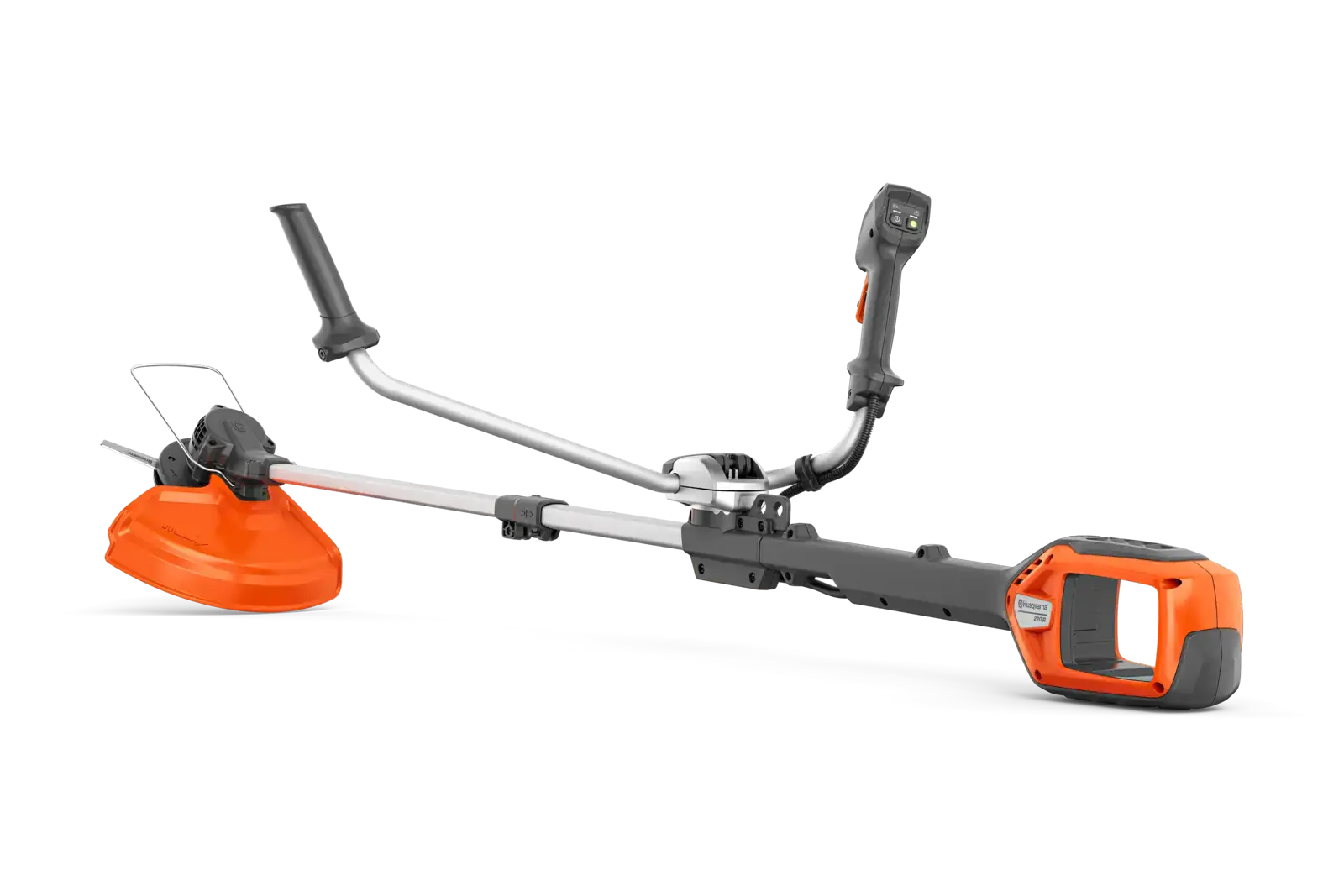 Husqvarna 220IR Akkugeräte: Akku-Motorsense für präzises Trimmen und komfortable Gartenarbeit.
