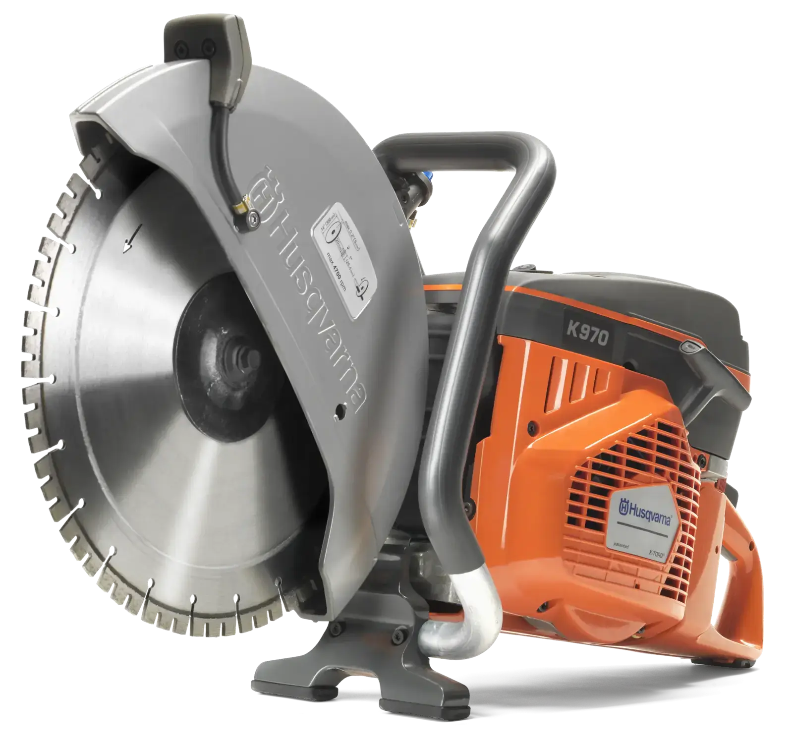 Husqvarna K970 Trennschleifer: Leistungsstarkes Benzingerät für anspruchsvolle Trennarbeiten. Zuverlässig und robust.