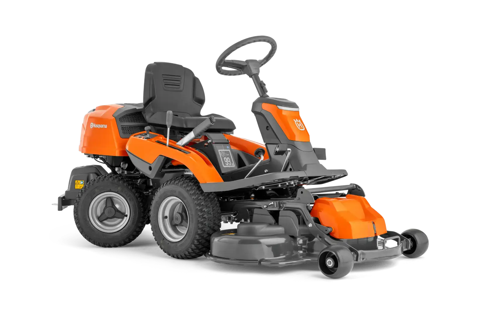 Husqvarna R216TSAWD Benzingeräte Rider: Leistungsstarker Aufsitzmäher mit Allradantrieb für komfortables Mähen großer Rasenflächen.