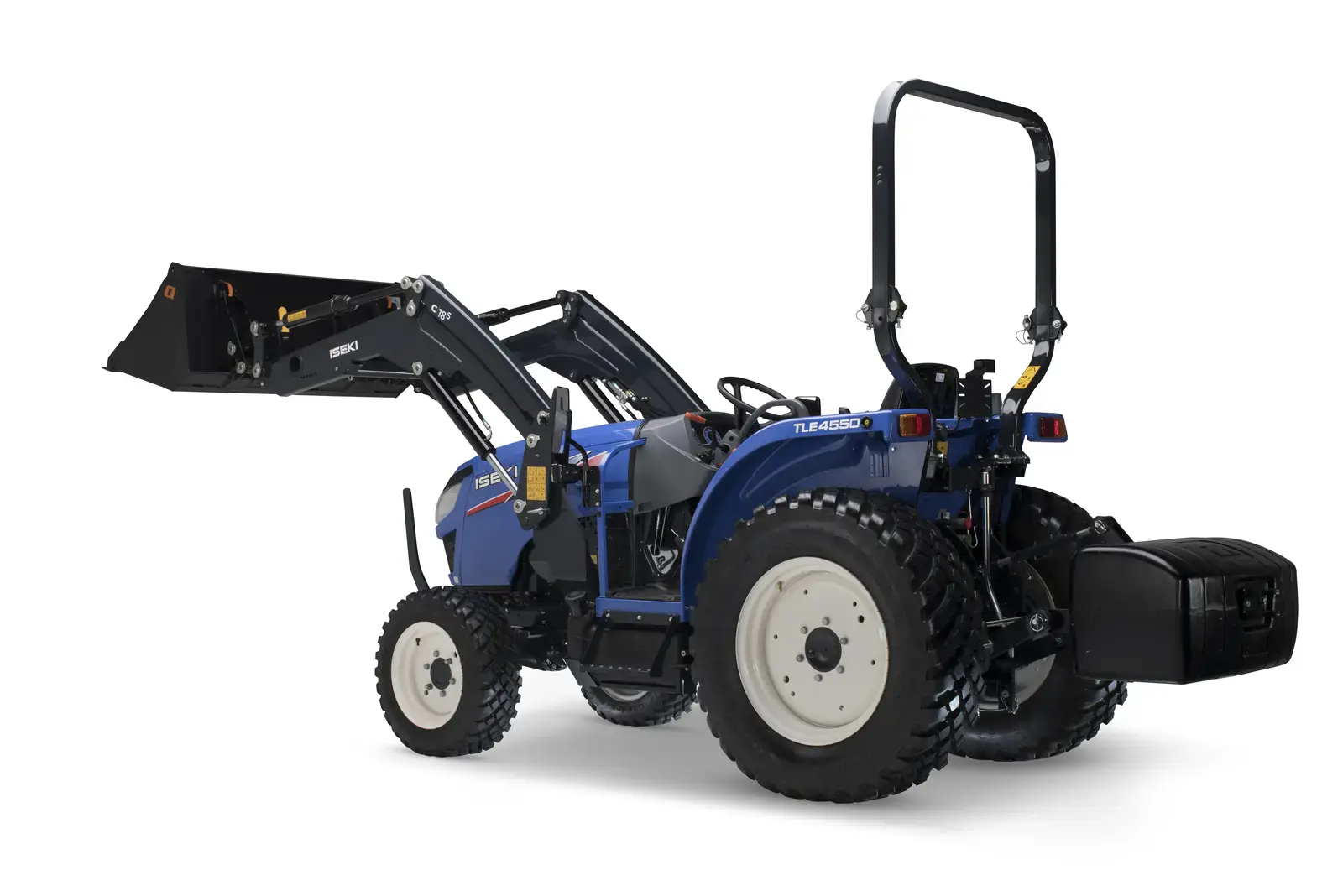ISEKI TLE4550AL Traktor, ein robustes Dieselgerät für Landwirtschaft und Gartenbau mit Frontlader