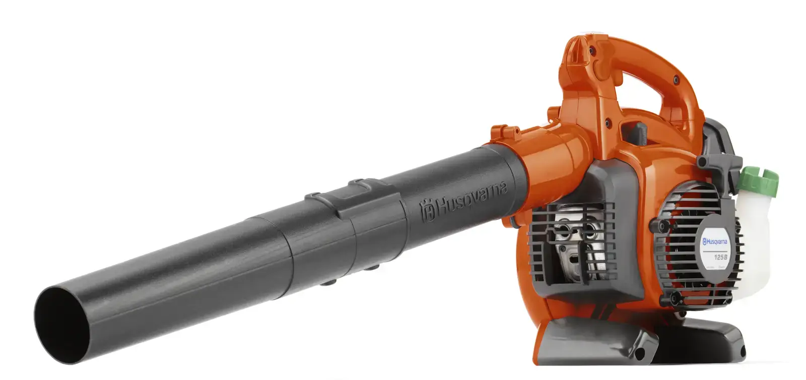 Husqvarna 125B Laubbläser für die Gartenarbeit. Leistungsstarkes und einfach zu bedienendes Benzingerät.