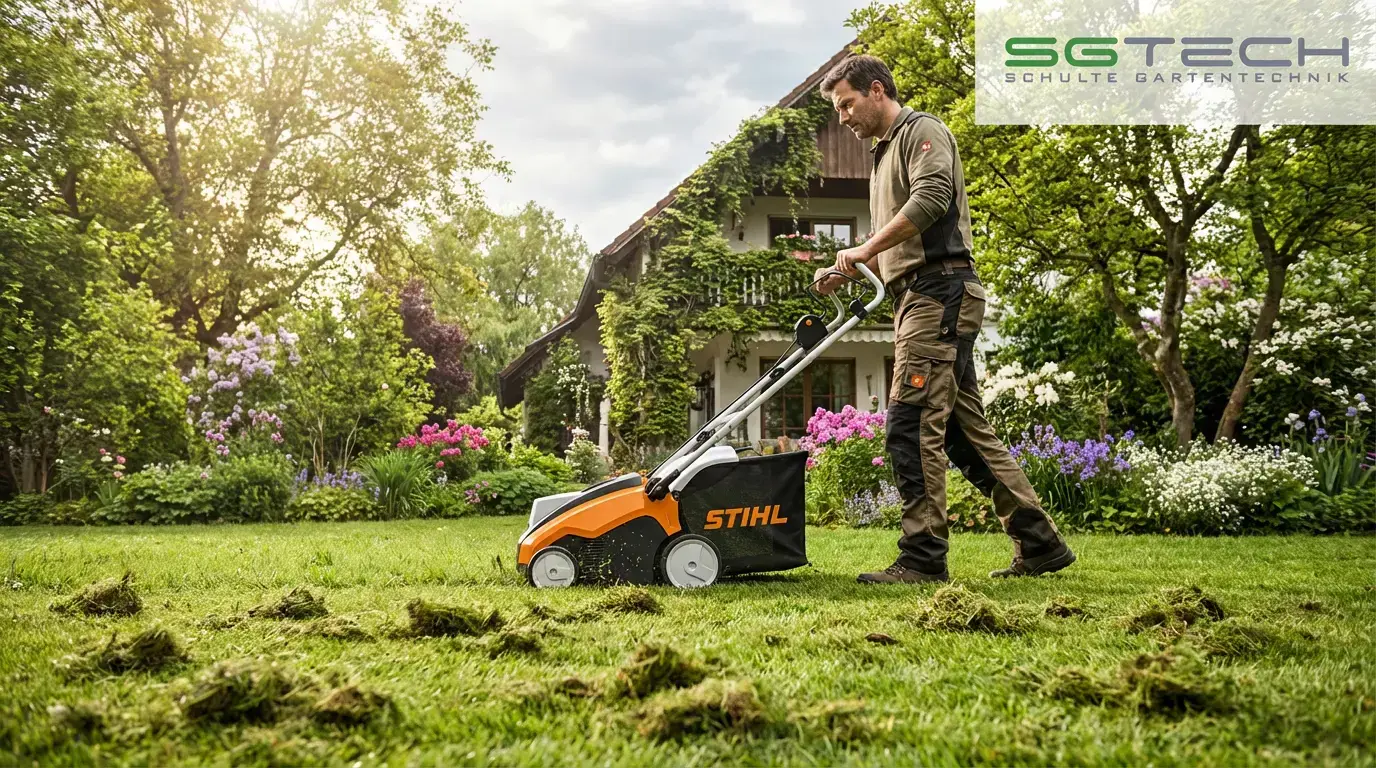 Messerwalze vs. Zinkenwalze: Der ultimative SGTech Vertikutierer-Guide - auch im Sommer