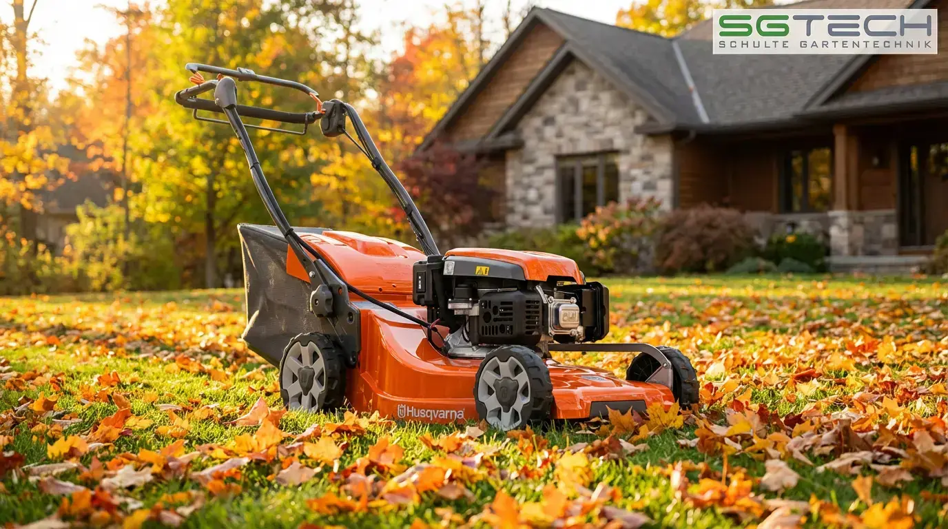 Der letzte Rasenschnitt im Herbst - SGTech Expertentipps