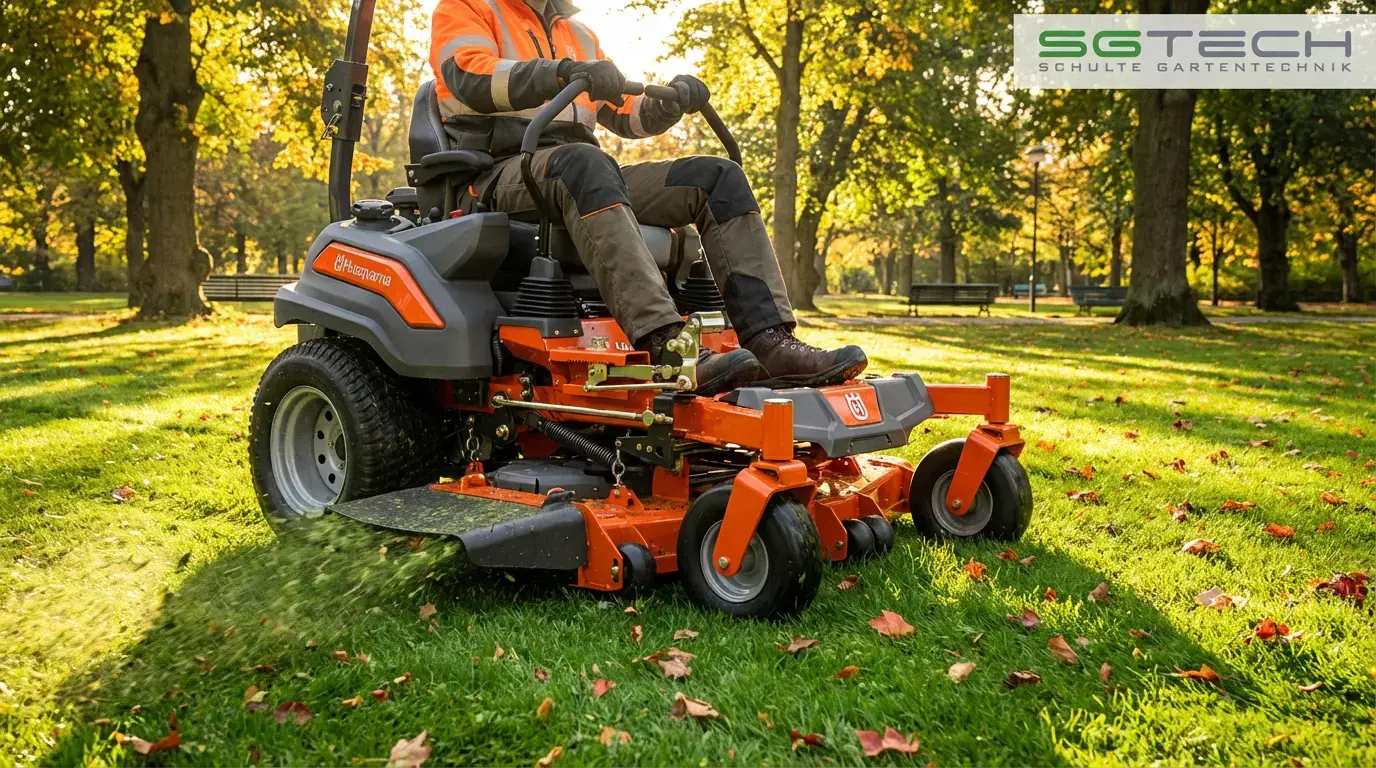 Feuchte Wiese im Frühjahr mähen: Zero-Turn Mäher Tipps - SGTech Wien