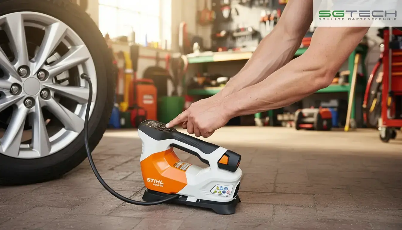 Stihl KOA20 Akku-Kompressor - Der mobile Alleskönner bei SGTech