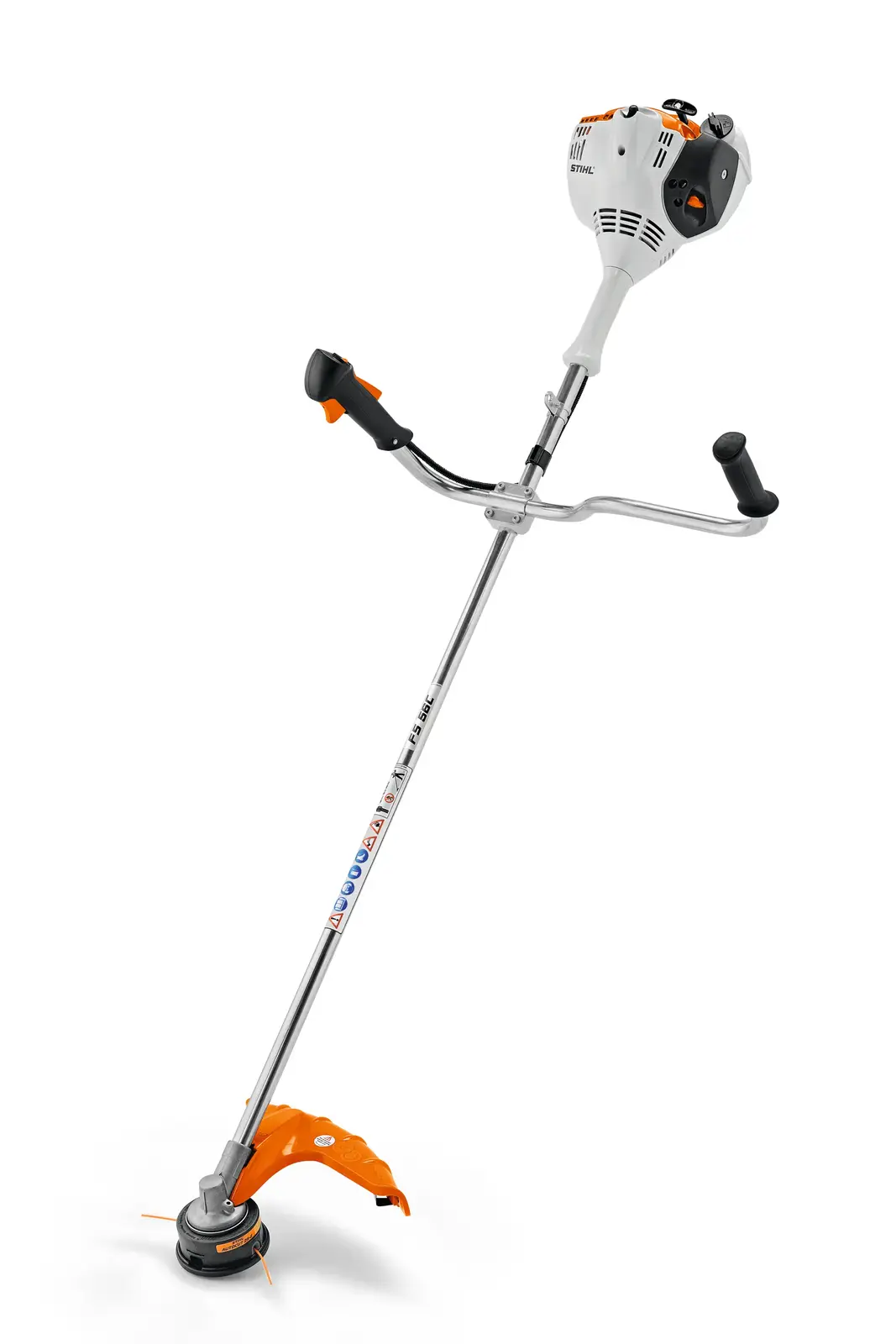 Stihl FS56C-E Benzingeräte: Motorsense mit ergonomischem Griff und komfortablem Startsystem für einfache Gartenarbeiten.