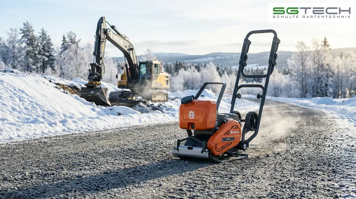 Rüttelplatten richtig überwintern - SGTech Wien