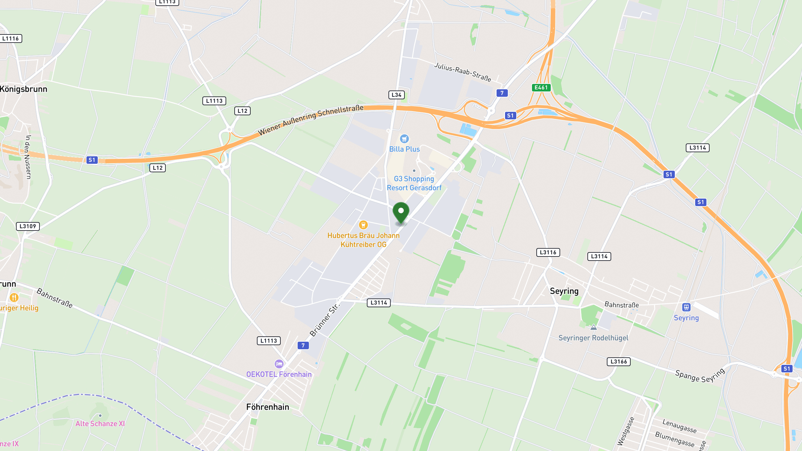 SGTech Gerasdorf - Anfahrt - Mappe Übersicht