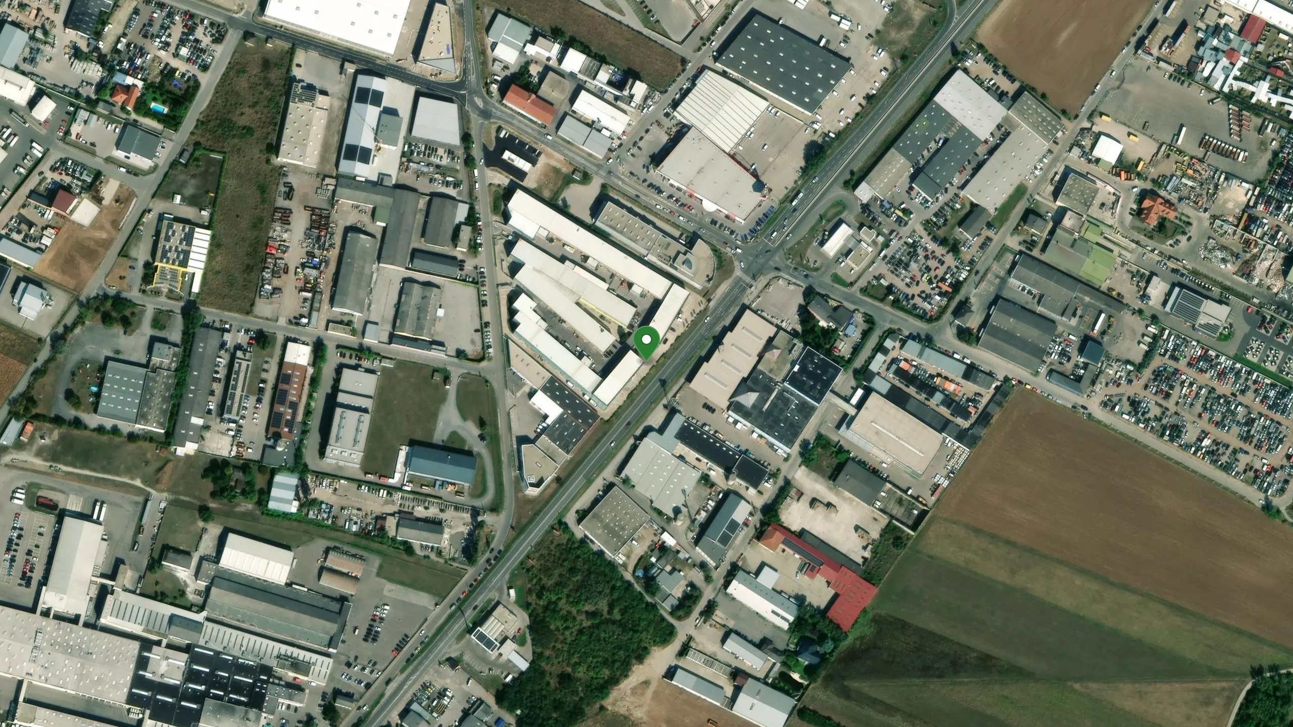 SGTech Gerasdorf - Anfahrt - Satellit Nahaufnahme