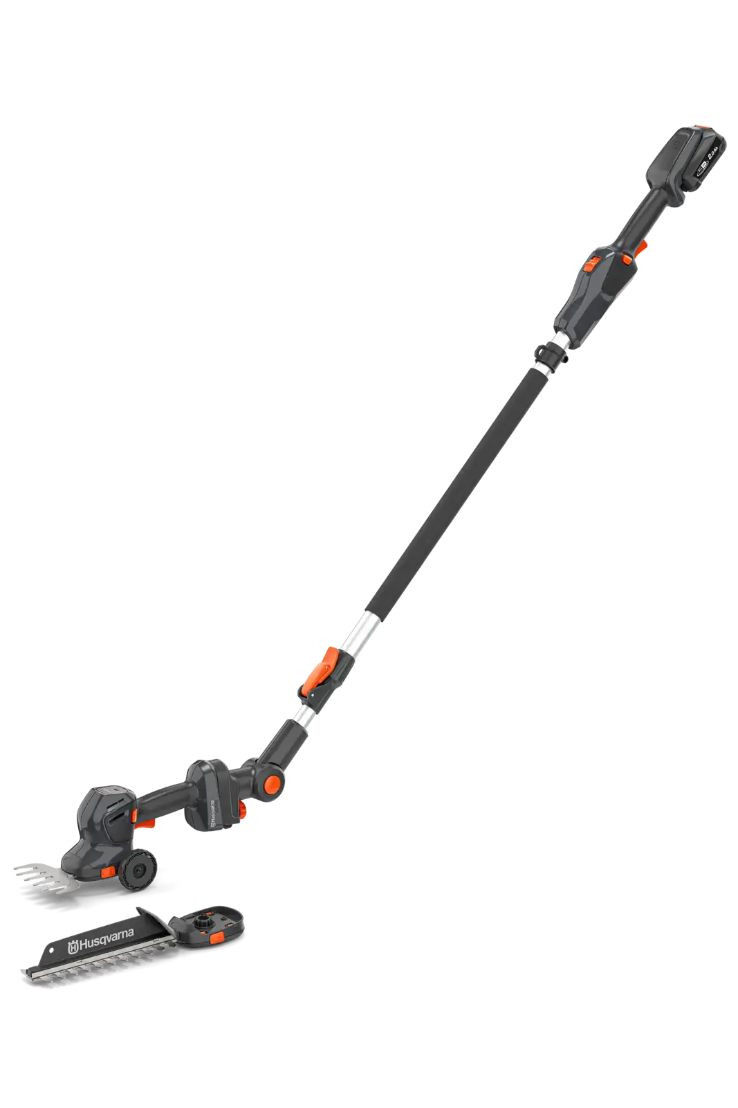 Husqvarna ASPIRE S20-P4A TELE Akkugeräte: Teleskopierbare Strauchschere für komfortables und präzises Arbeiten im Garten.