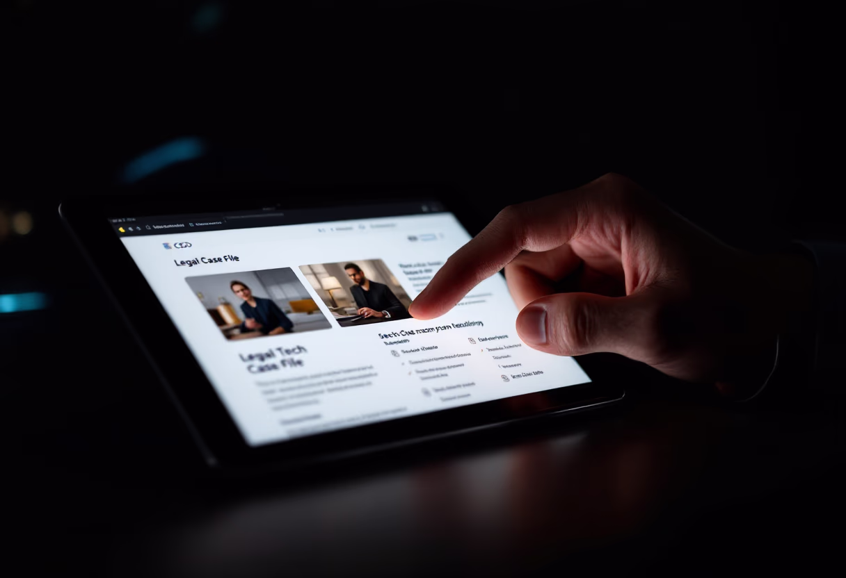 [digital project] image of case file on a tablet