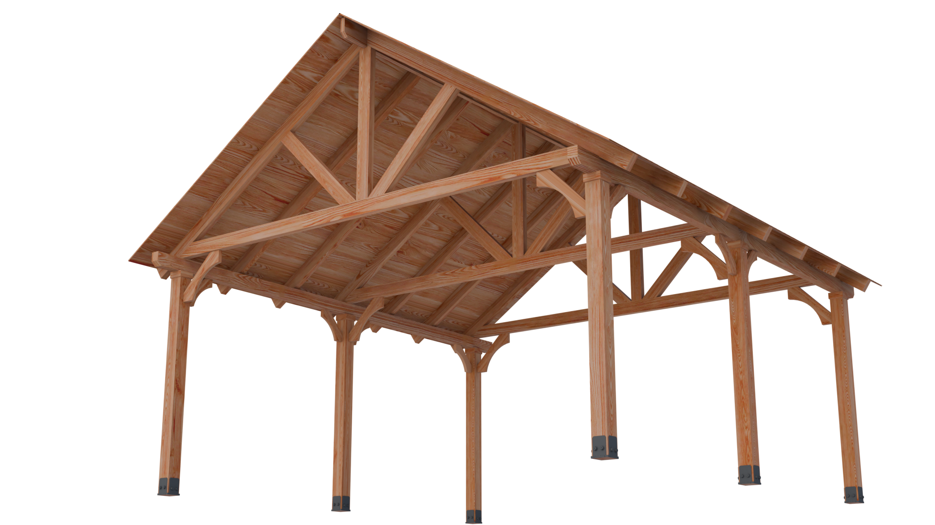 This is an image of a 20' gable pavilion