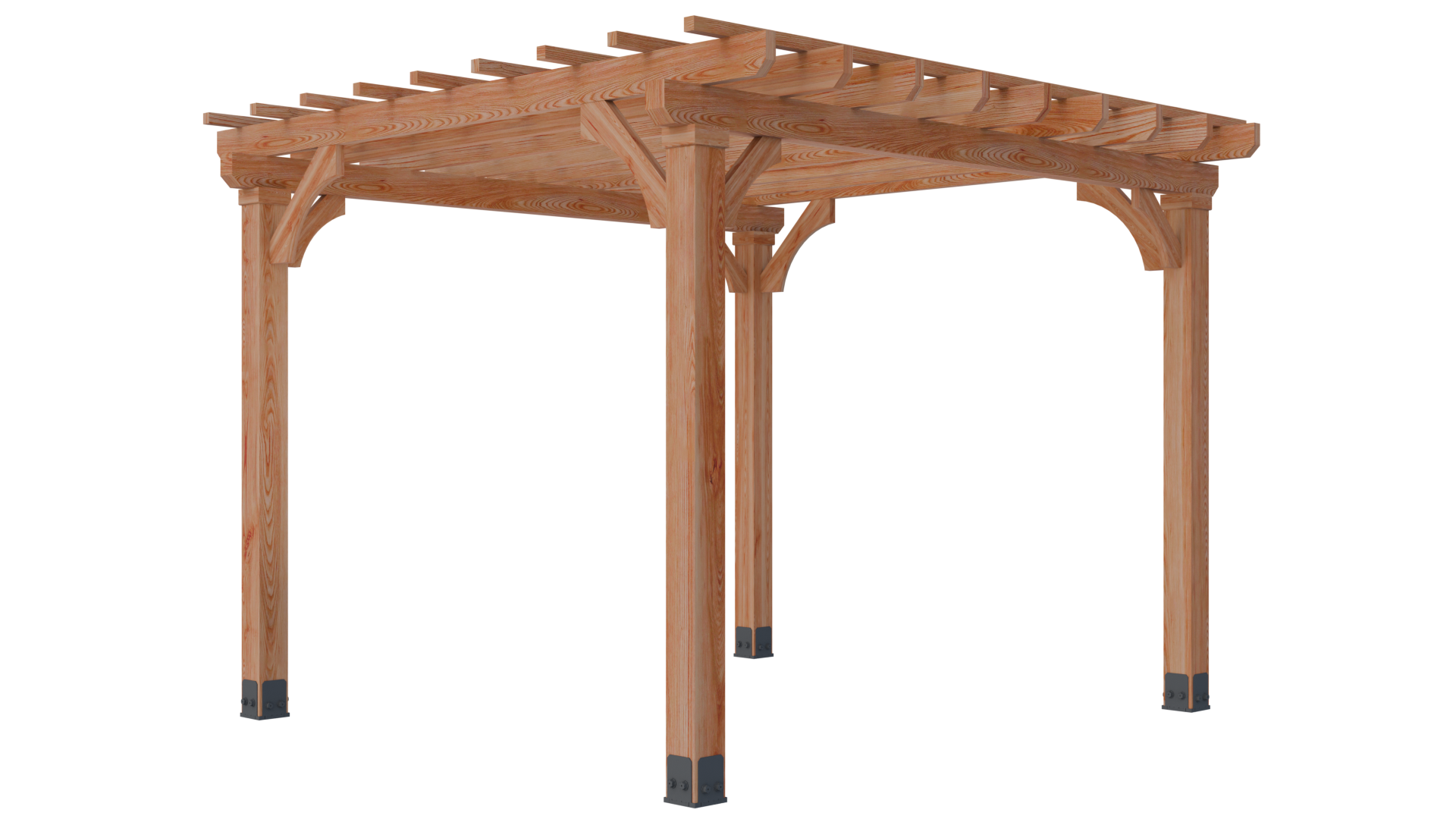 Upgrade your outdoor living space with our Western Red Cedar pergola kits. Designed for both DIY homeowners and contractors, each kit arrives pre-cut, and easy to assemble. Create a beautiful, durable backyard feature in hours—not days. All lumber is 100% Appearance Grade rough sawn Western Red Cedar.
