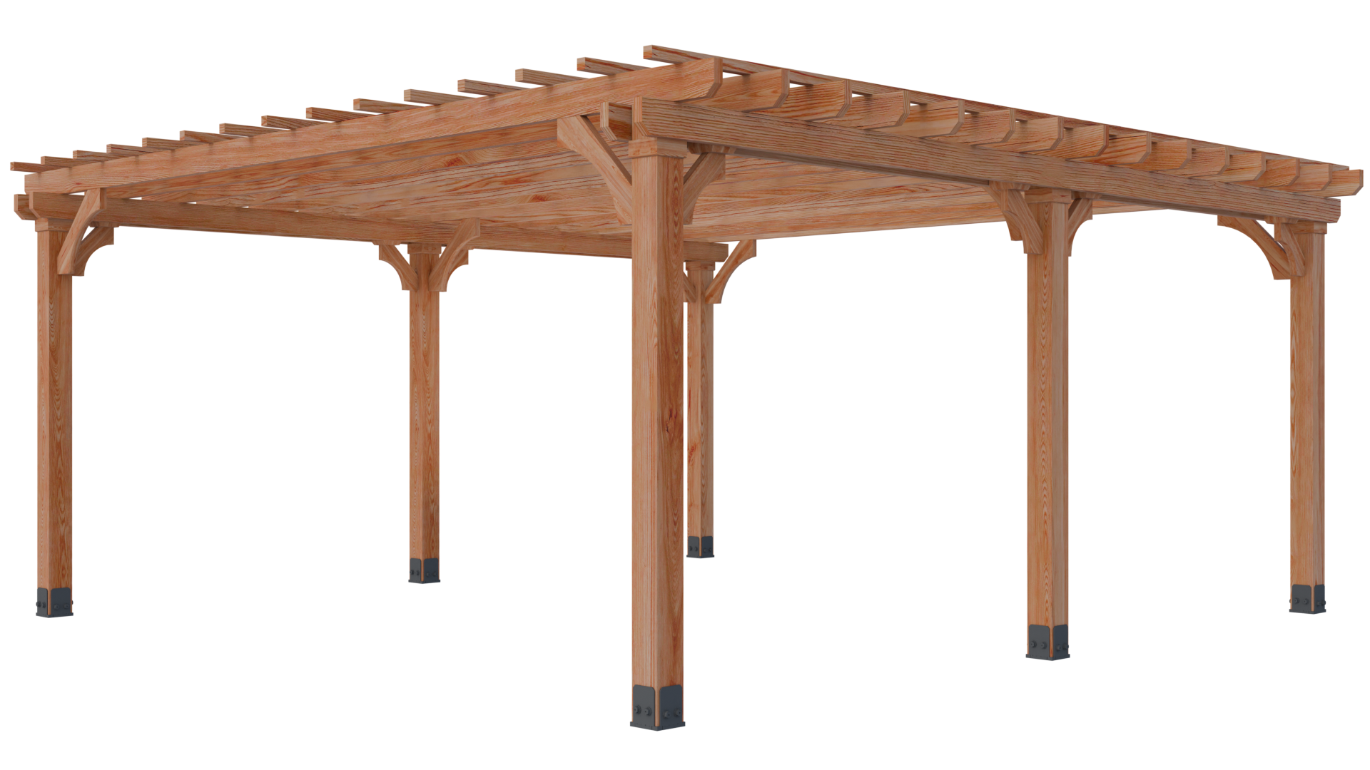 Upgrade your outdoor living space with our Western Red Cedar pergola kits. Designed for both DIY homeowners and contractors, each kit arrives pre-cut, and easy to assemble. Create a beautiful, durable backyard feature in hours—not days. All lumber is 100% Appearance Grade rough sawn Western Red Cedar.