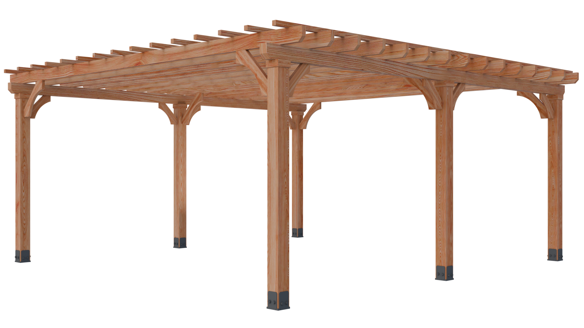 Upgrade your outdoor living space with our Western Red Cedar pergola kits. Designed for both DIY homeowners and contractors, each kit arrives pre-cut, and easy to assemble. Create a beautiful, durable backyard feature in hours—not days. All lumber is 100% Appearance Grade rough sawn Western Red Cedar.