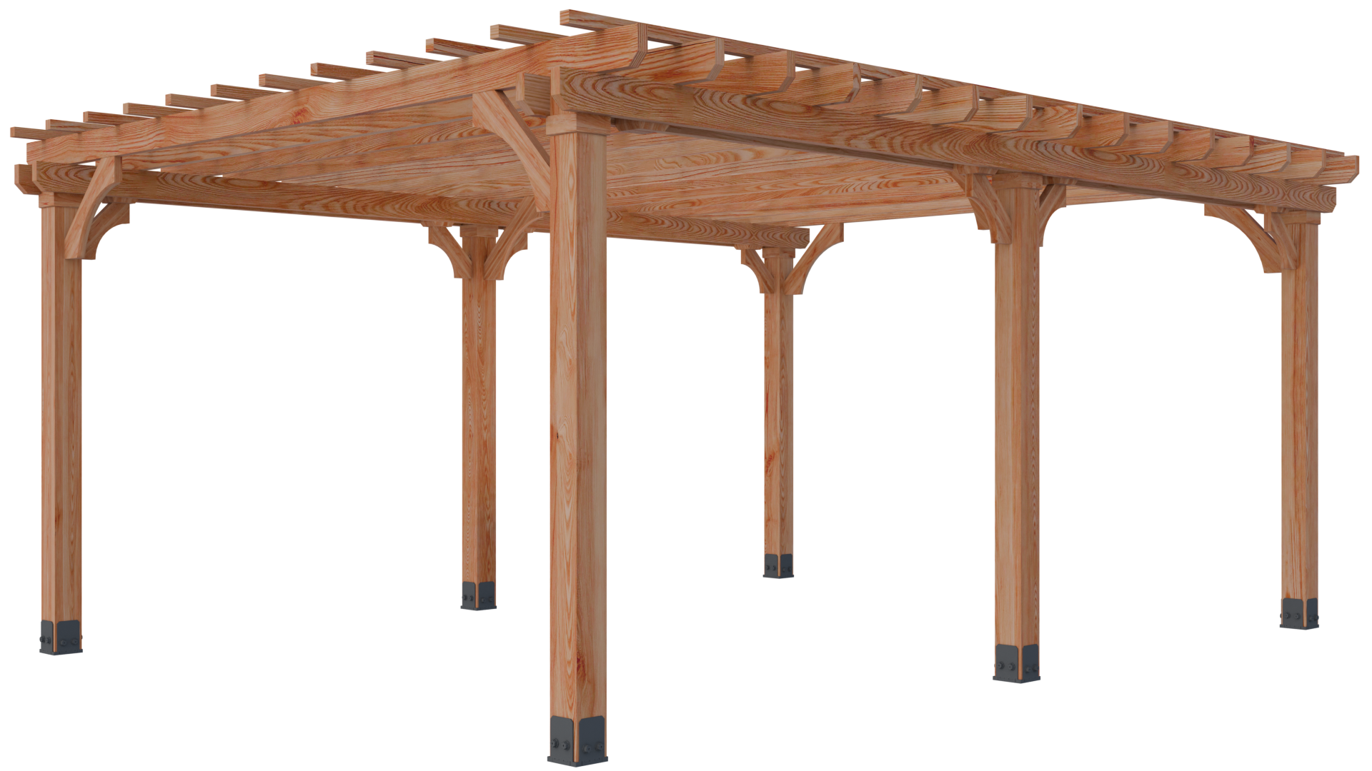 Upgrade your outdoor living space with our Western Red Cedar pergola kits. Designed for both DIY homeowners and contractors, each kit arrives pre-cut, and easy to assemble. Create a beautiful, durable backyard feature in hours—not days. All lumber is 100% Appearance Grade rough sawn Western Red Cedar.