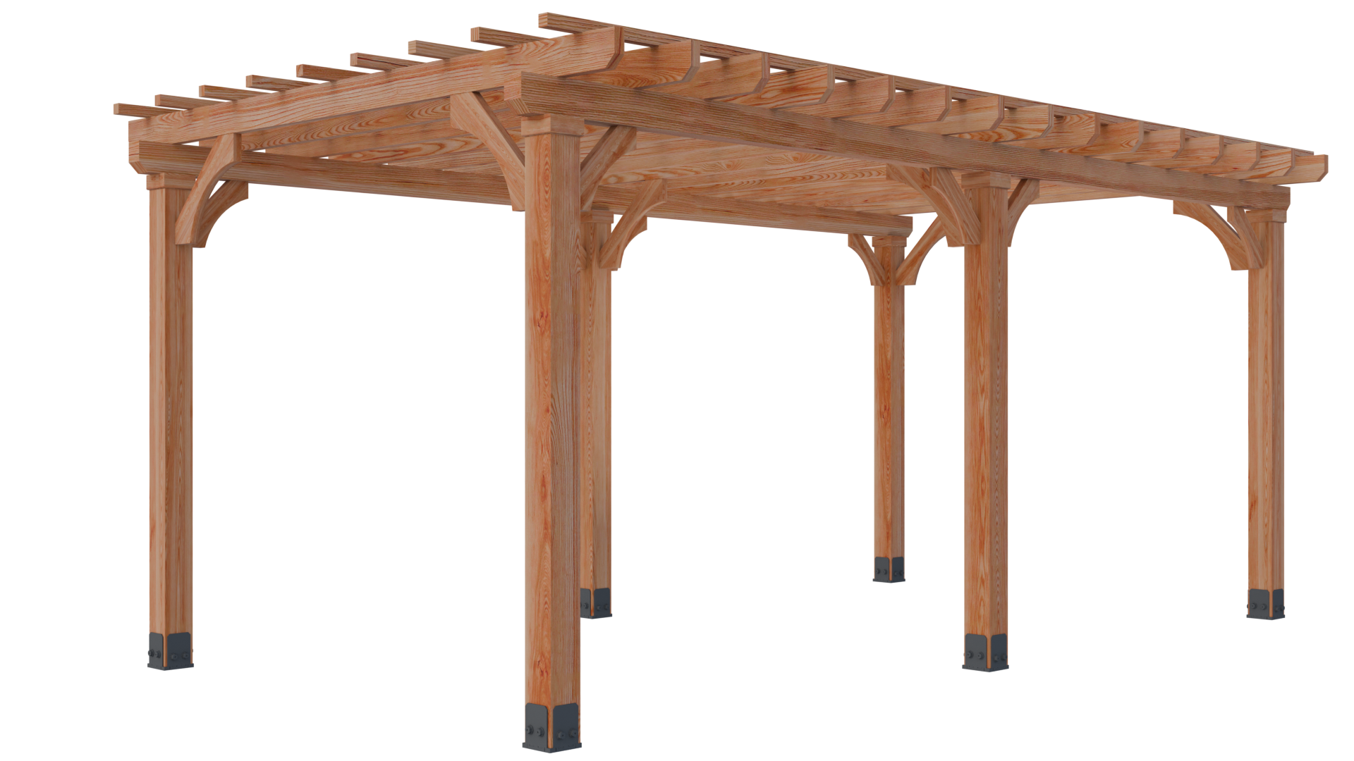Upgrade your outdoor living space with our Western Red Cedar pergola kits. Designed for both DIY homeowners and contractors, each kit arrives pre-cut, and easy to assemble. Create a beautiful, durable backyard feature in hours—not days. All lumber is 100% Appearance Grade rough sawn Western Red Cedar. 