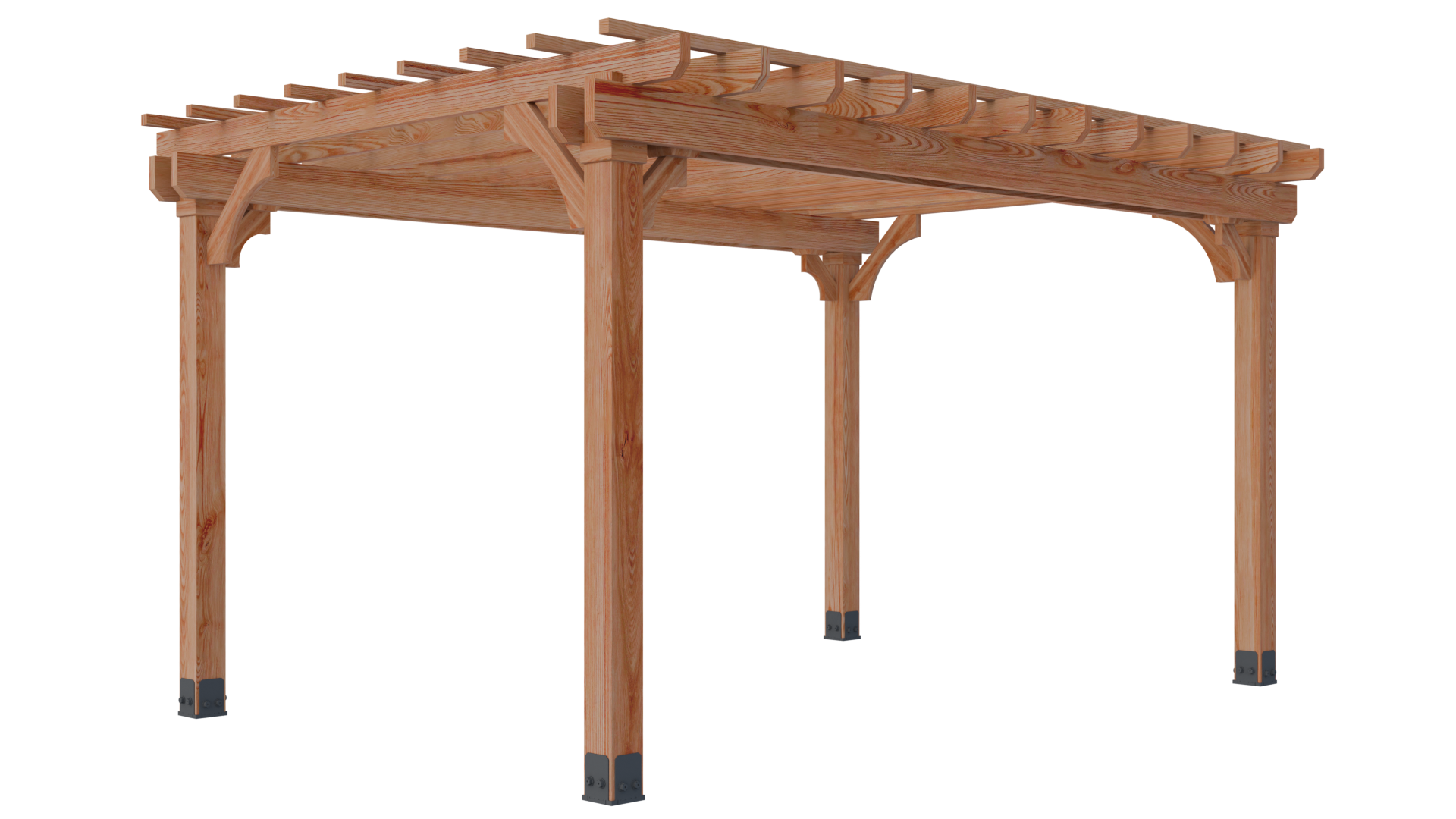 Upgrade your outdoor living space with our Western Red Cedar pergola kits. Designed for both DIY homeowners and contractors, each kit arrives pre-cut, and easy to assemble. Create a beautiful, durable backyard feature in hours—not days. All lumber is 100% Appearance Grade rough sawn Western Red Cedar.