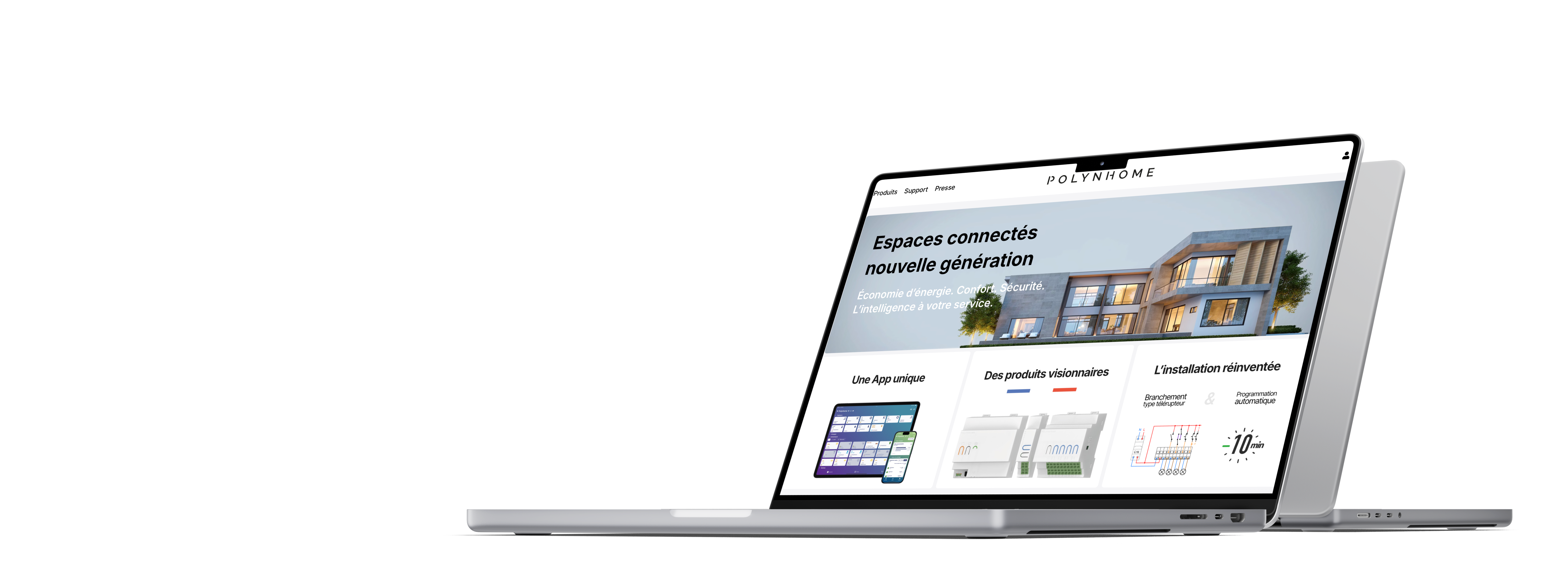 Ordinateur portable affichant un site web de conception de jardins avec un estimateur de devis en ligne.