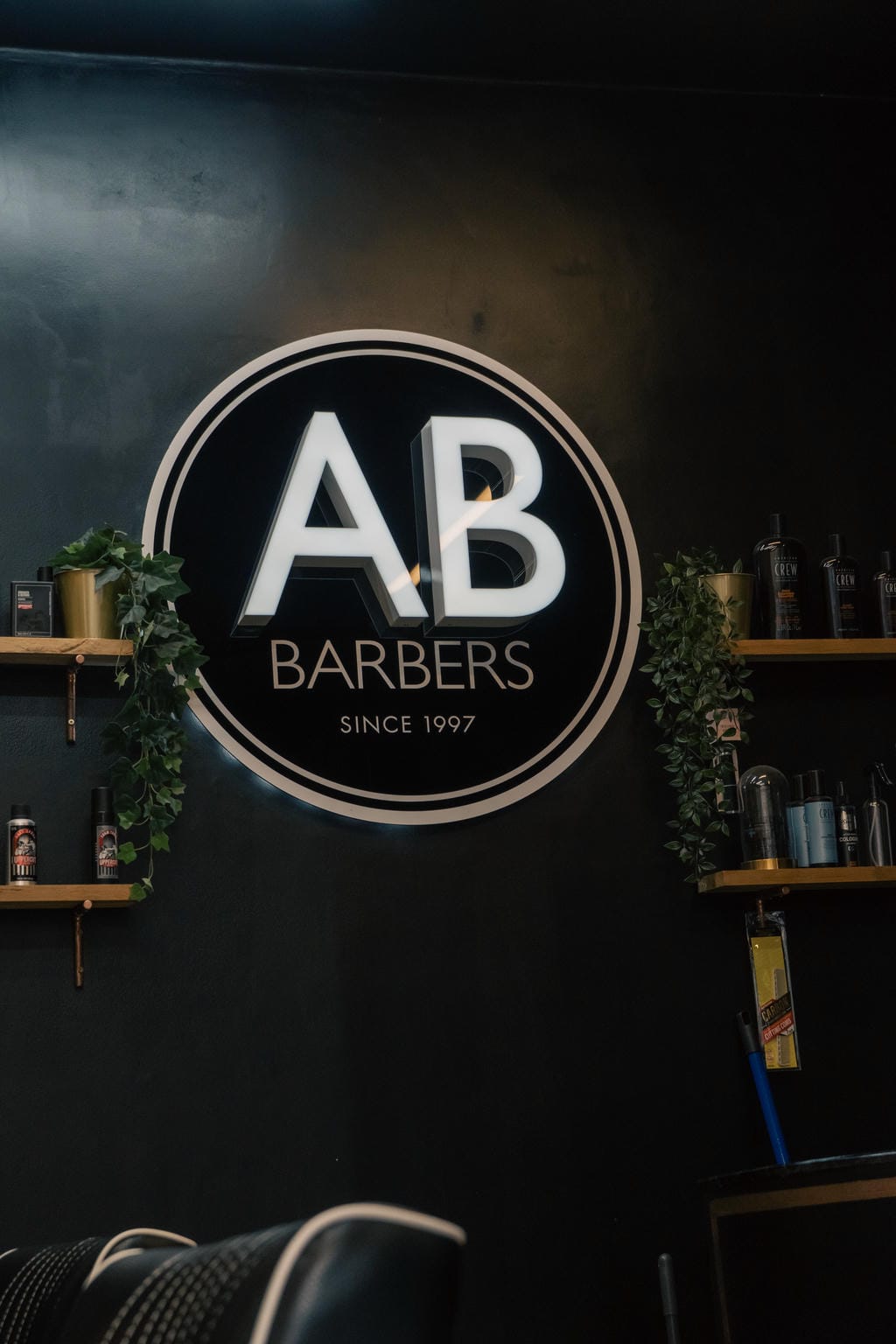 AB Barbers Barbershop Putney and Fulham Interiors