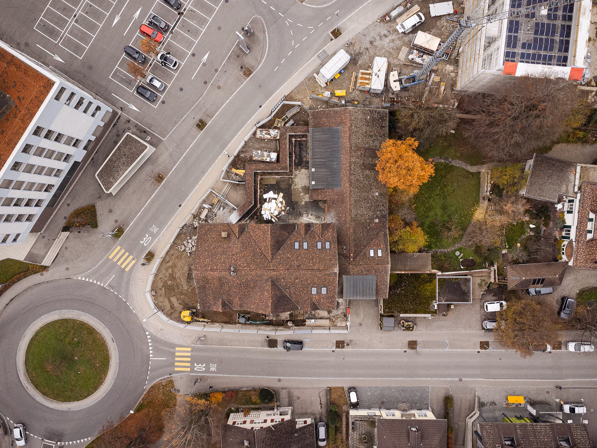 Drohnenaufnahme Projekt Previs in Worb
