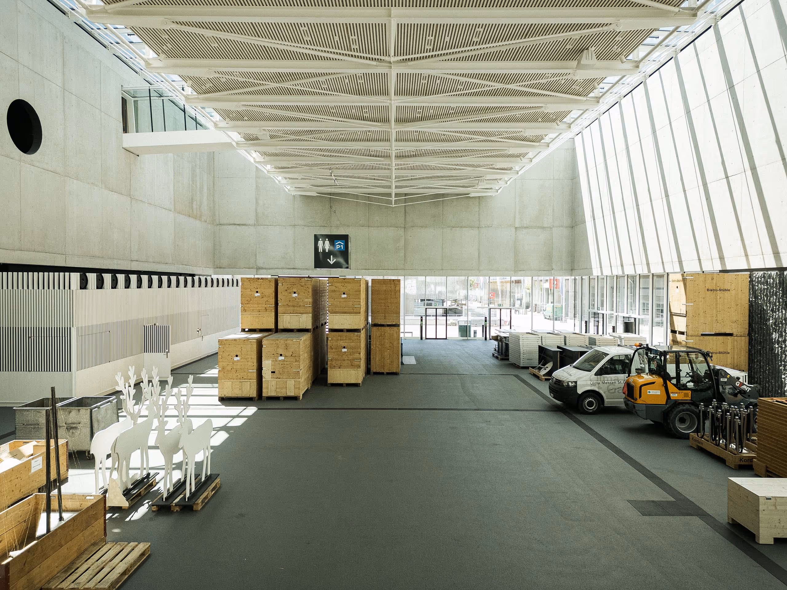 Olma Halle von innen