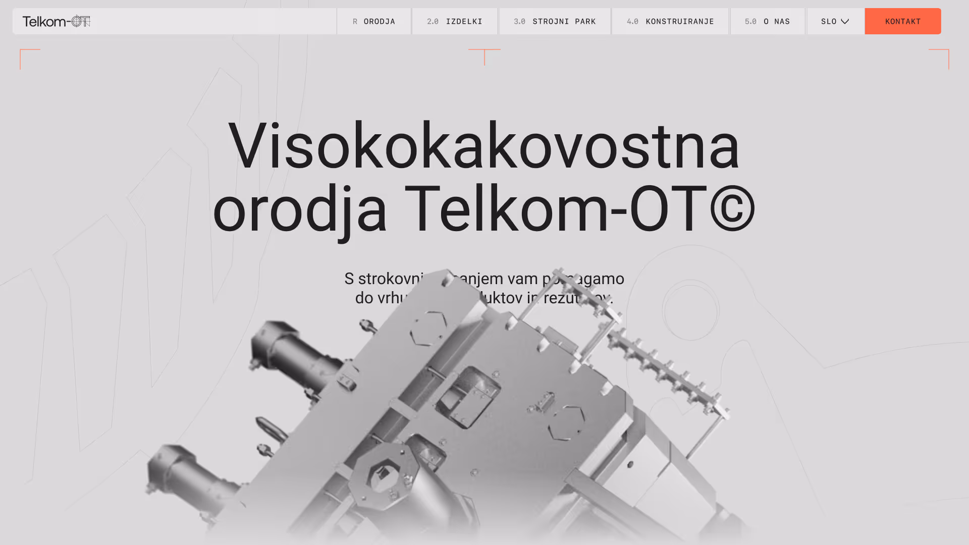 Telkok OT Homepage Hero Section