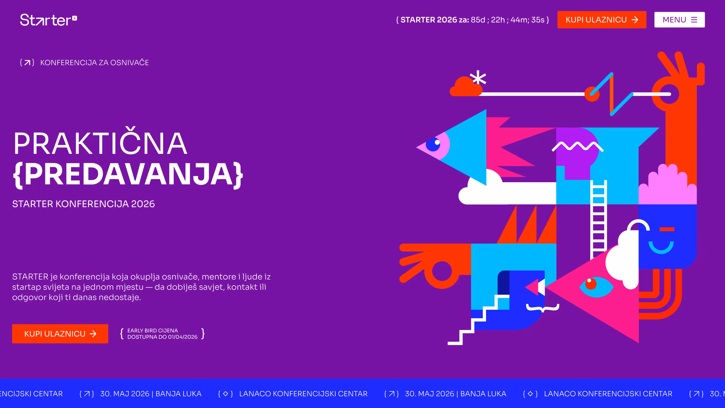 Starter Homepage Hero Section