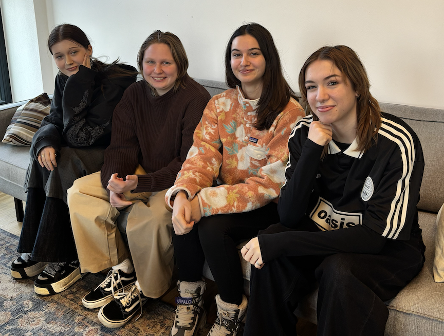 Picture Budd Records Team, people left to right: Nadiia, Charlotte, Mina, Ash, Ida missing, Photographer: Francisco Parisi